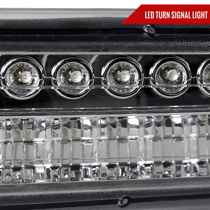 1999-2002 Chevrolet Silverado/ 2000-2006 Tahoe Suburban LED Bumper Lights (Chrome Housing/Clear Lens)