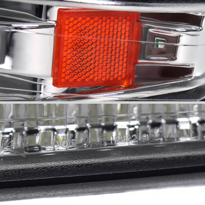 1999-2002 Chevrolet Silverado/ 2000-2006 Tahoe Suburban LED Bumper Lights (Chrome Housing/Clear Lens)