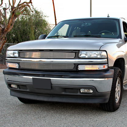 1999-2002 Chevrolet Silverado/ 2000-2006 Tahoe Suburban LED Bumper Lights (Chrome Housing/Clear Lens)
