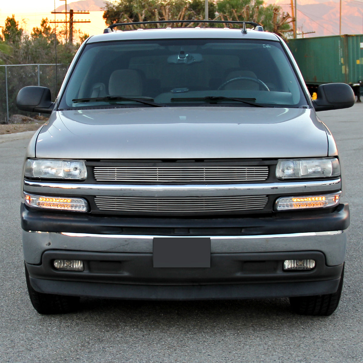 1999-2002 Chevrolet Silverado/ 2000-2006 Tahoe Suburban LED Bumper Lights (Chrome Housing/Clear Lens)