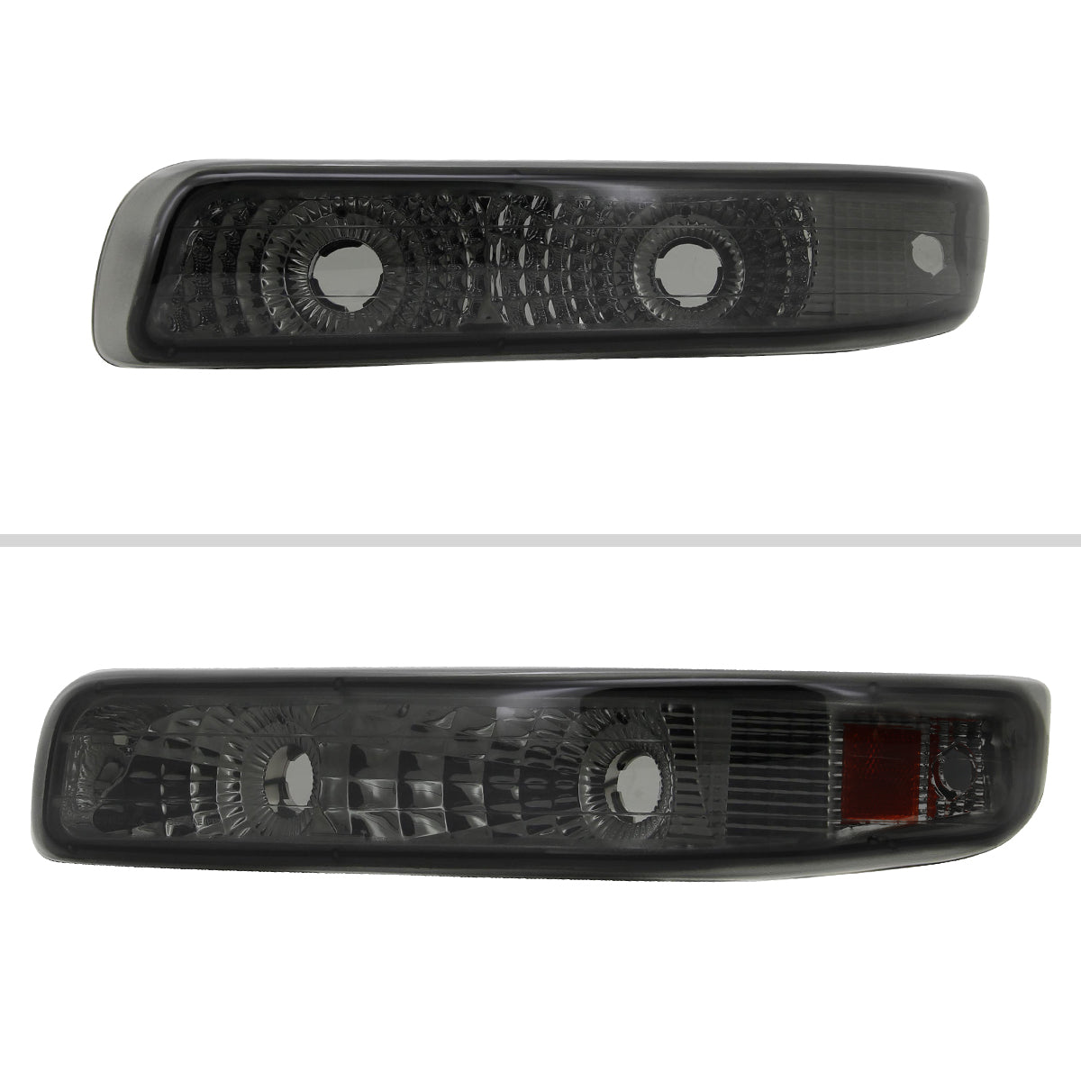 1999-2002 Chevrolet Silverado/ 2000-2006 Tahoe Suburgan Bumper Lights (Chrome Housing/Smoked Lens)