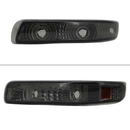1999-2002 Chevrolet Silverado/ 2000-2006 Tahoe Suburgan Bumper Lights (Chrome Housing/Smoked Lens)