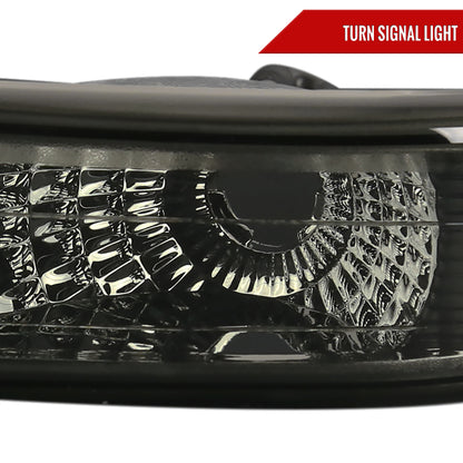 1999-2002 Chevrolet Silverado/ 2000-2006 Tahoe Suburgan Bumper Lights (Chrome Housing/Smoked Lens)