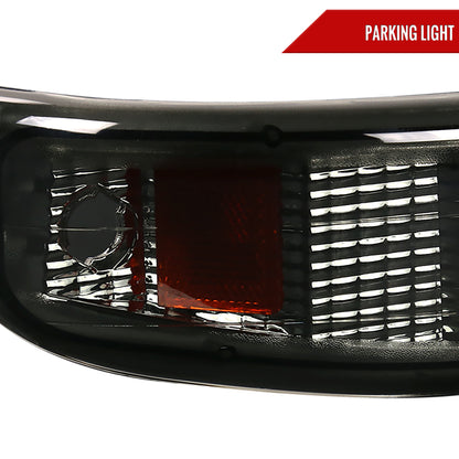 1999-2002 Chevrolet Silverado/ 2000-2006 Tahoe Suburgan Bumper Lights (Chrome Housing/Smoked Lens)