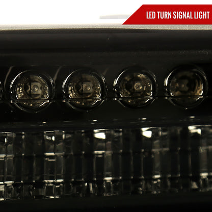 1999-2002 Chevrolet Silverado/ 2000-2006 Tahoe Suburban LED Bumper Lights (Chrome Housing/Smoked Lens)