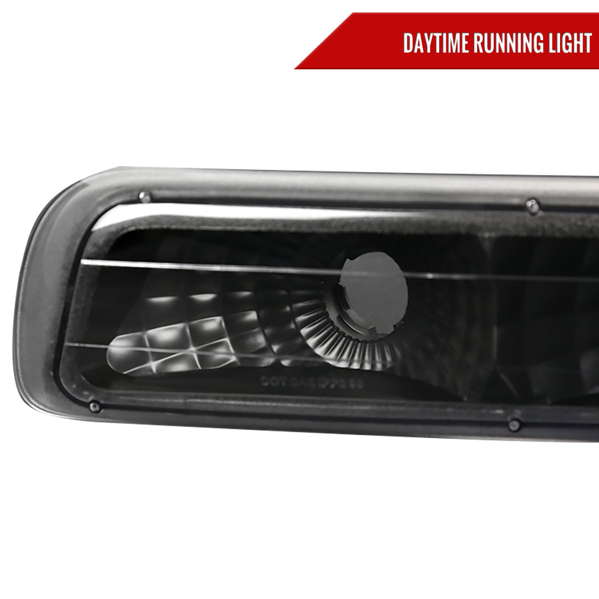 1999-2002 Chevrolet Silverado/ 2000-2006 Tahoe Suburban Bumper Lights (Matte Black Housing/Clear Lens)
