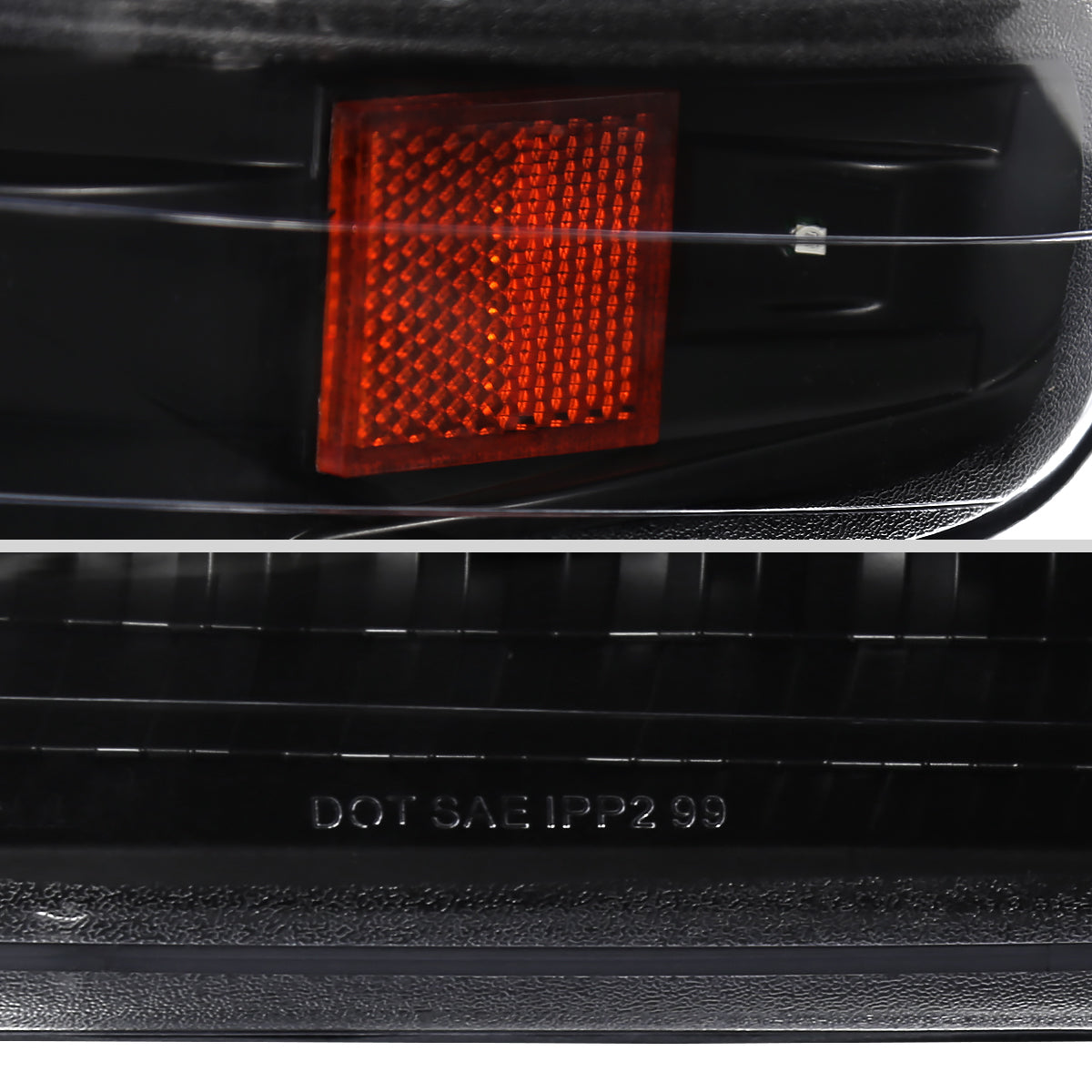 1999-2002 Chevrolet Silverado/ 2000-2006 Tahoe Suburban LED Bumper Lights (Matte Black Housing/Clear Lens)