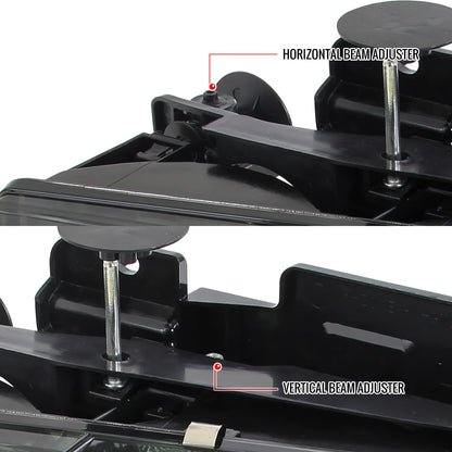 1994-1998 Chevrolet Silverado/Tahoe/Suburban/C10 Factory Style Headlights w/ Bumper & Corner Lights (Chrome Housing/Smoked Lens)