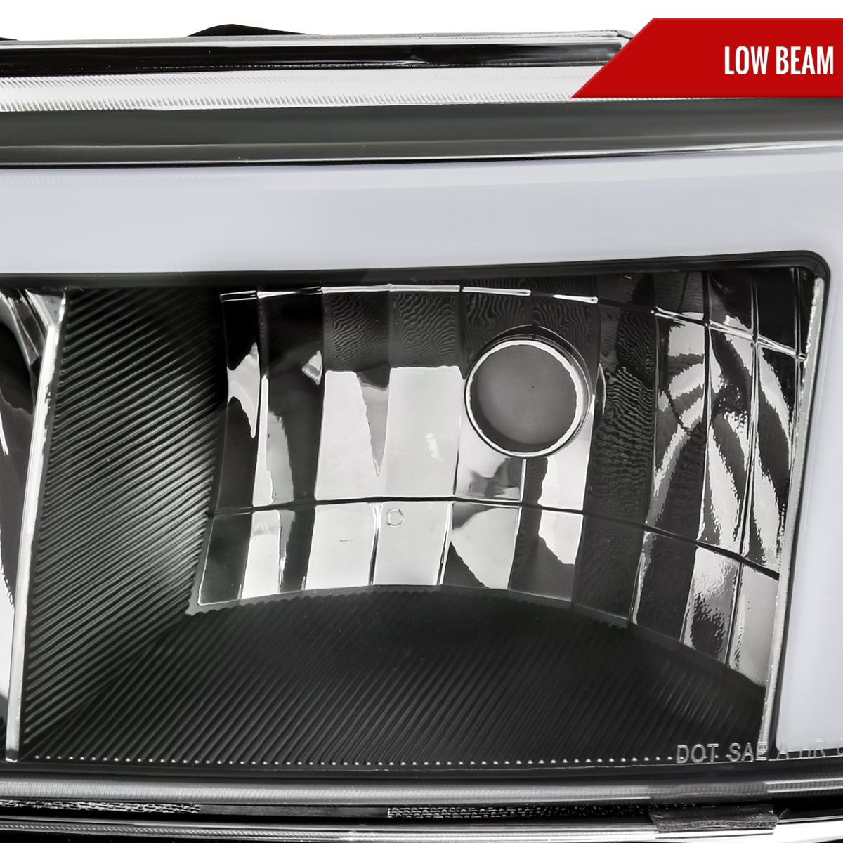 1999-2006 GMC Sierra/2007 Sierra Classic/2000-2006 Yukon/XL Factory Style Headlights and Sequential Turn Signal Bumper Lights (Matte Black Housing/Clear Lens)