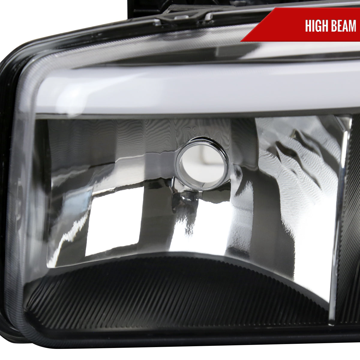 1999-2006 GMC Sierra/2007 Sierra Classic/2000-2006 Yukon/XL Factory Style Headlights and Sequential Turn Signal Bumper Lights (Matte Black Housing/Clear Lens)