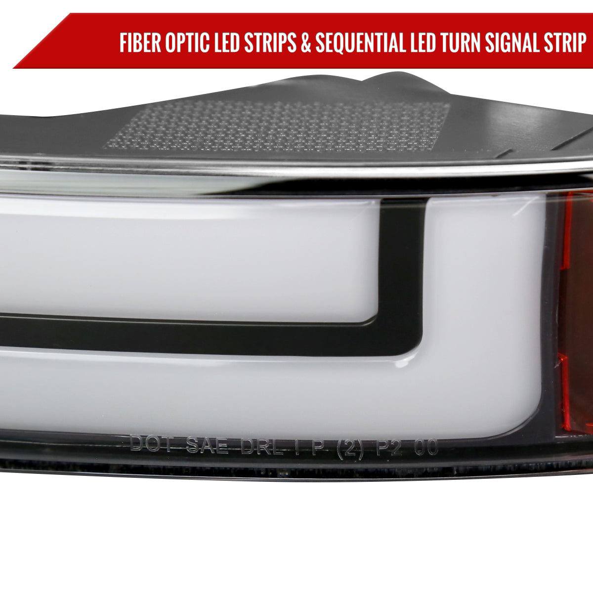 1999-2006 GMC Sierra/2007 Sierra Classic/2000-2006 Yukon/XL Factory Style Headlights and Sequential Turn Signal Bumper Lights (Matte Black Housing/Clear Lens)