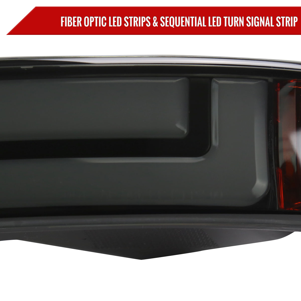 1999-2006 GMC Sierra/2007 Sierra Classic/2000-2006 Yukon/XL Factory Style Headlights and Sequential Turn Signal Bumper Lights (Matte Black Housing/Smoked Lens)