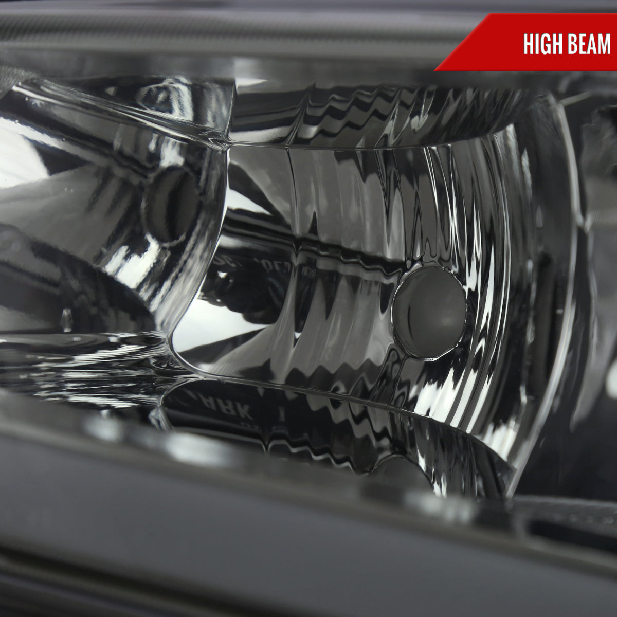 2003-2007 Chevrolet Silverado /2002-2006 Chevrolet Avalanche LED Bar Factory Style Headlights (Chrome Housing/Light Smoked lens)
