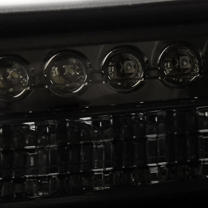 1999-2002 Chevrolet Silverado/ 2000-2006 Suburban/Tahoe Factory Style Headlights with LED Bumper Corner Signal Lights (Chrome Housing/Smoked Lens)