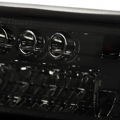 1999-2002 Chevrolet Silverado/ 2000-2006 Suburban/Tahoe Factory Style Headlights with LED Bumper Corner Signal Lights (Chrome Housing/Smoked Lens)