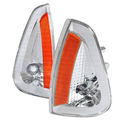 2006-2010 Dodge Charger Corner Lights (Chrome Housing/Clear Lens)