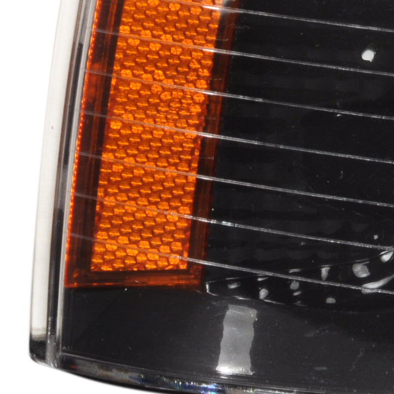 2006-2010 Dodge Charger Corner Lights (Matte Black Housing/Clear Lens)