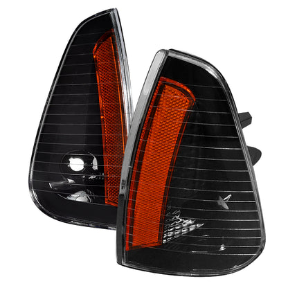 2006-2010 Dodge Charger Corner Lights (Matte Black Housing/Clear Lens)