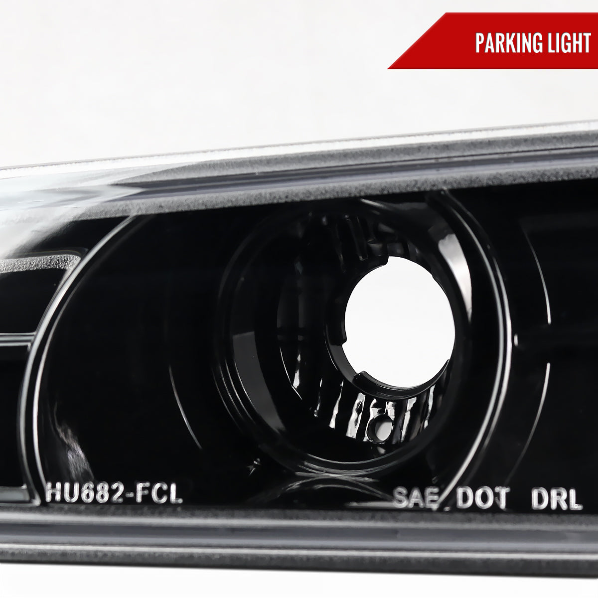 2004-2012 Chevrolet Colorado GMC Canyon Corner Lights (Jet Black Housing/Clear Lens)