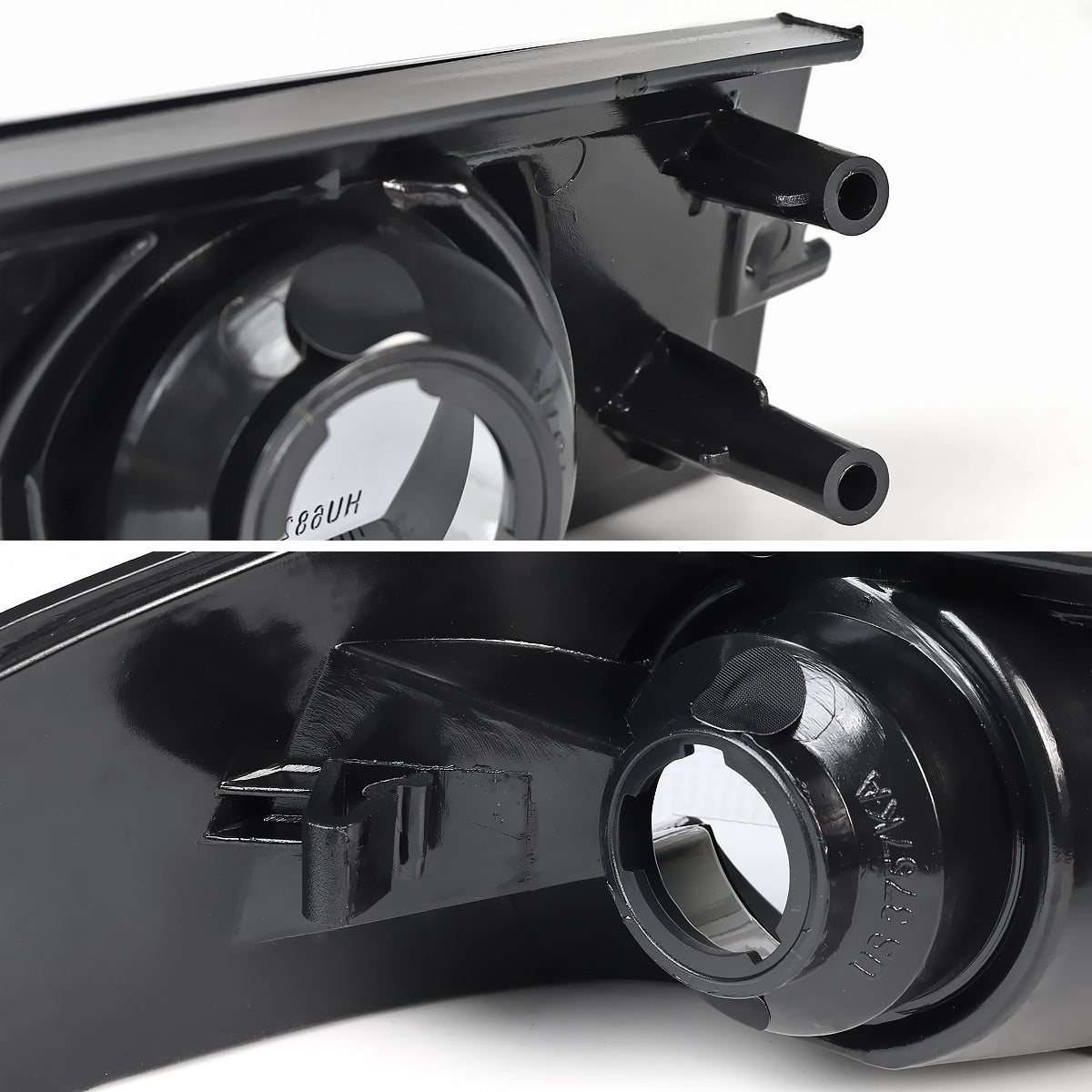 2004-2012 Chevrolet Colorado GMC Canyon Corner Lights (Jet Black Housing/Clear Lens)
