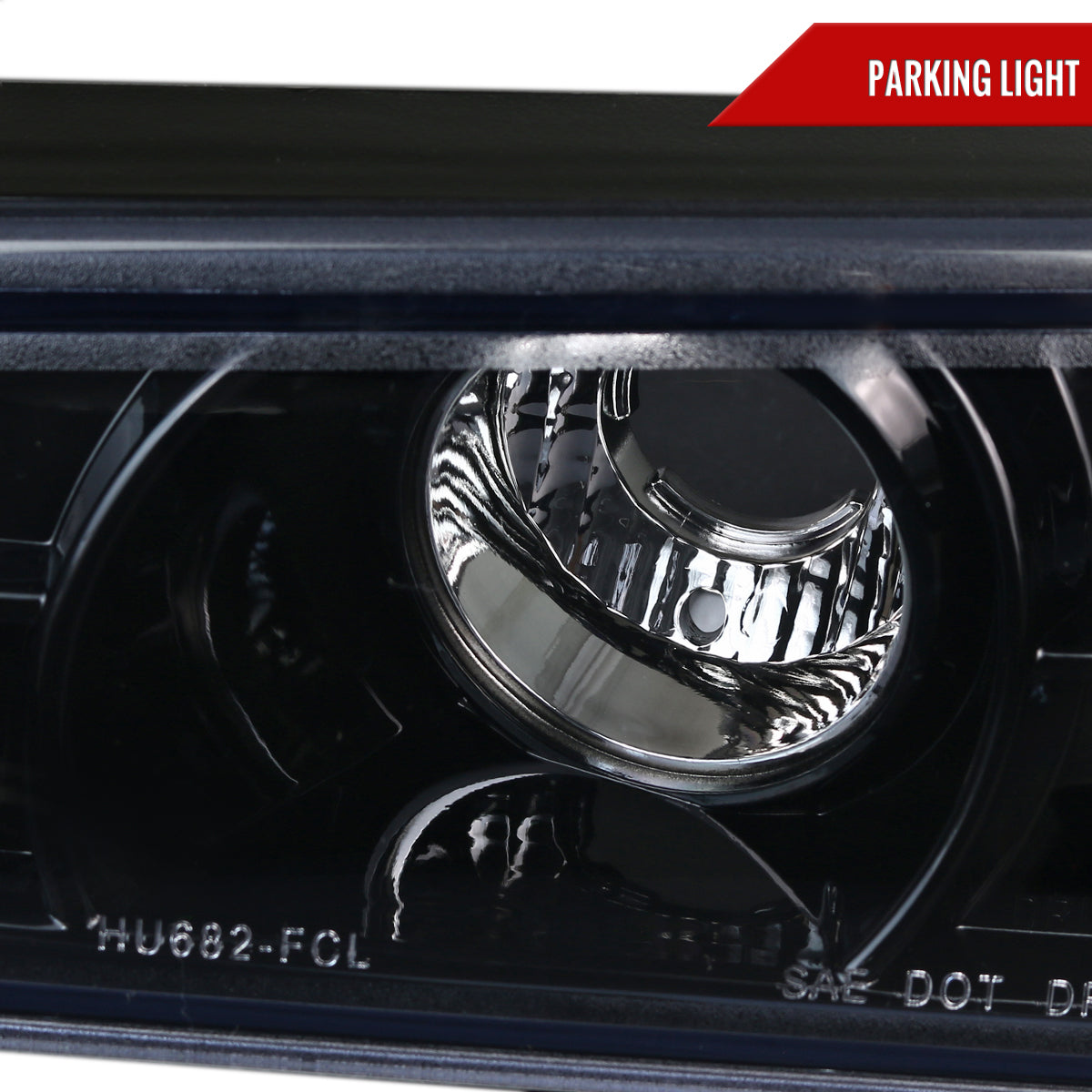 2004-2012 Chevrolet Colorado / GMC Canyon Corner Lights (Glossy Black Housing/Smoked Lens)