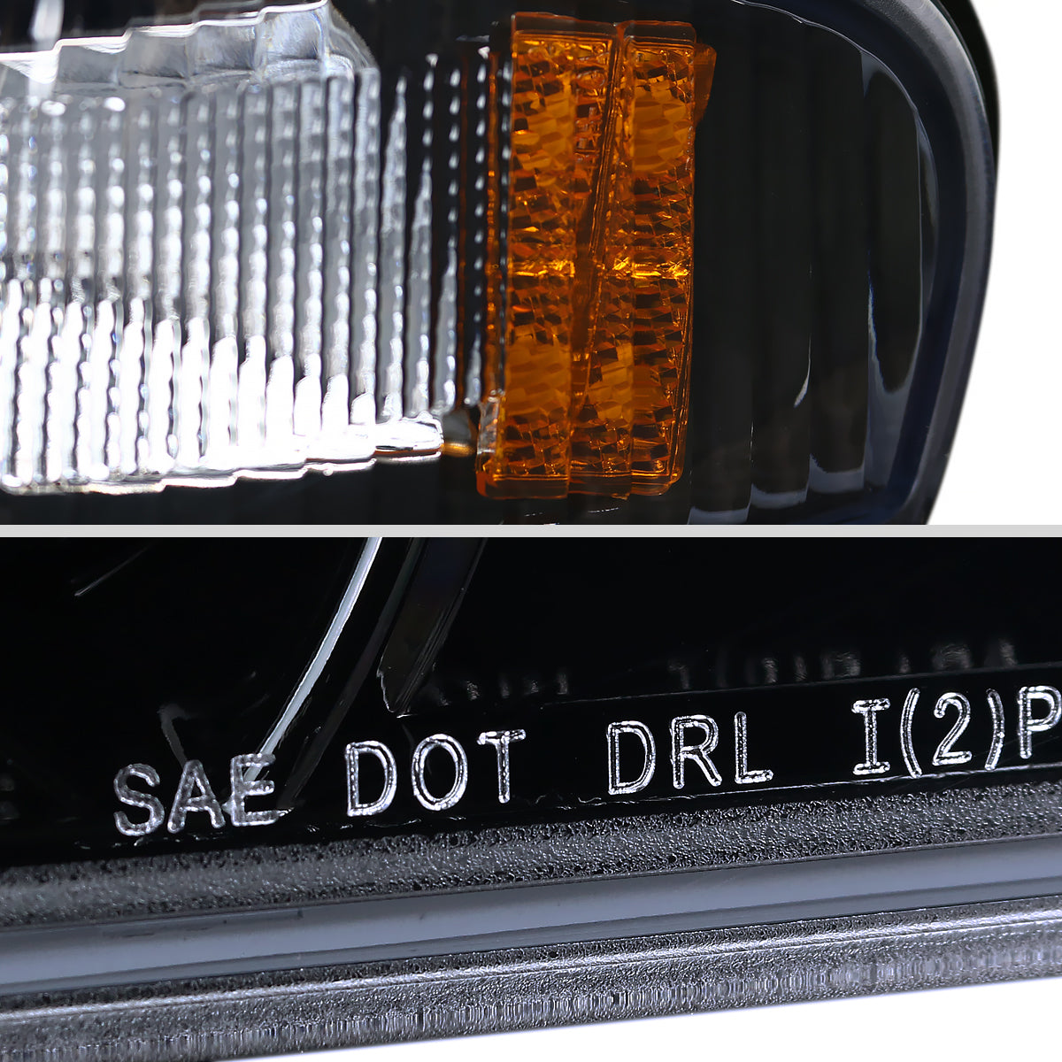2004-2012 Chevrolet Colorado / GMC Canyon Corner Lights (Glossy Black Housing/Smoked Lens)
