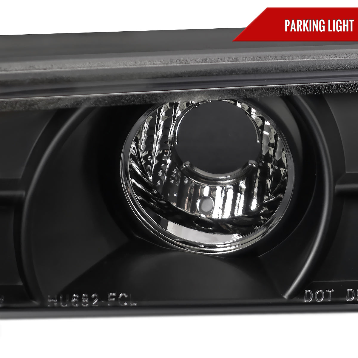 2004-2012 Chevrolet Colorado GMC Canyon Corner Lights (Matte Black Housing/Clear Lens)