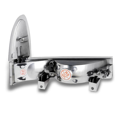 1999-2004 Ford F-250/F-350/F-450/F-550/Excursion Corner Lights (Chrome Housing/Clear Lens)