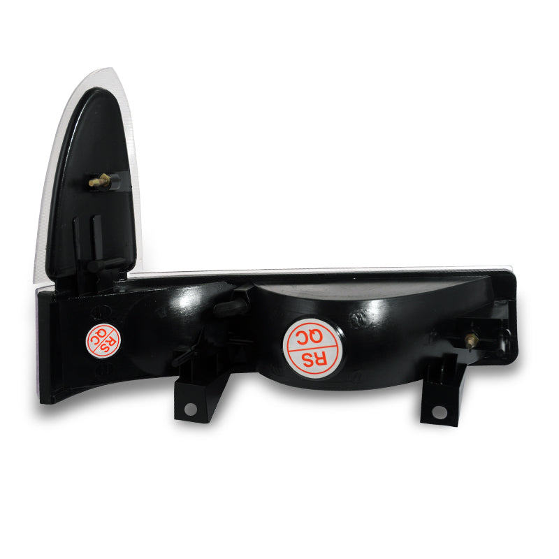 1999-2004 Ford F-250/F-350/F-450/F-550/Excursion Corner Lights (Matte Black Housing/Clear Lens)