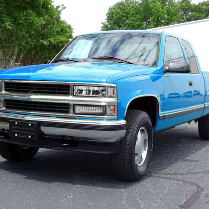 1994-1998 Chevrolet C/K C10/Tahoe/Suburban/Silverado Corner Lights (Chrome Housing/Clear Lens)
