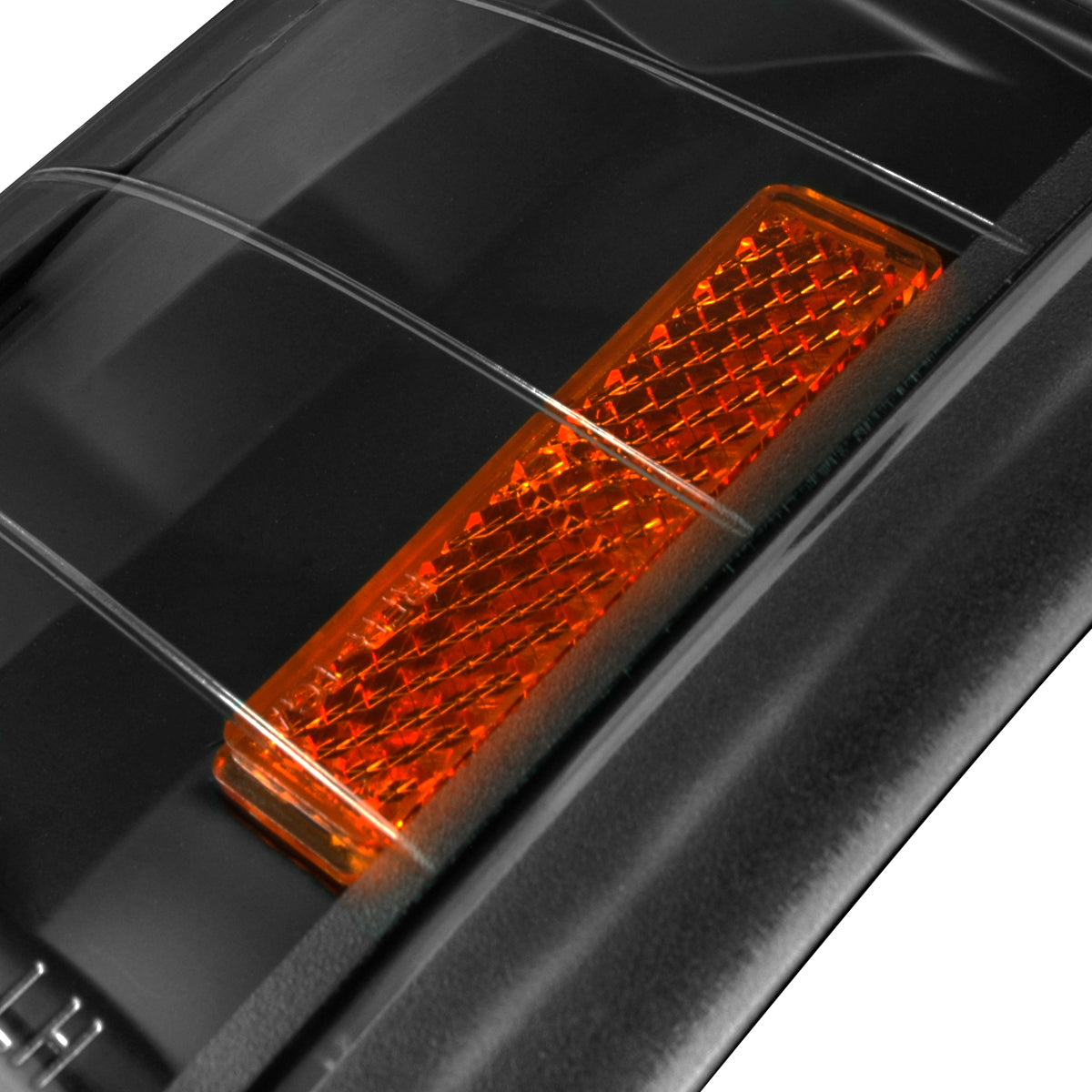 1994-1998 Chevrolet C/K Silverado/Tahoe Corner Lights (Matte Black Housing/Clear Lens)