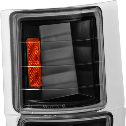 1994-1998 Chevrolet C/K Silverado/Tahoe Corner Lights (Matte Black Housing/Clear Lens)