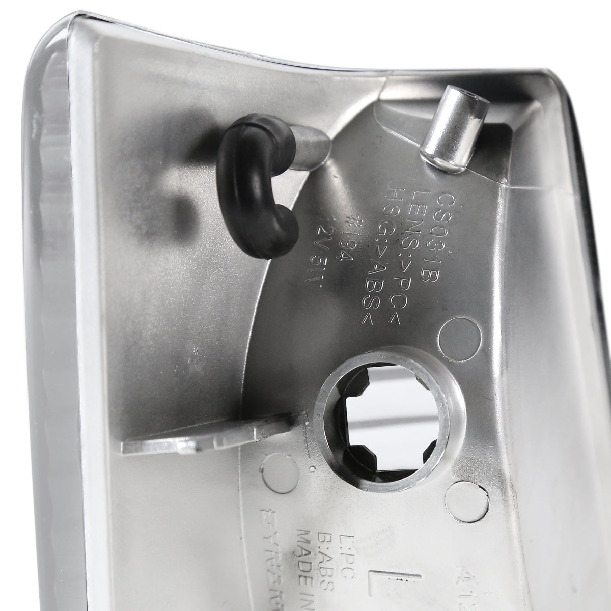 1993-1998 Jeep Grand Cherokee Corner Lights w/ Amber Reflectors (Chrome Housing/Clear Lens)