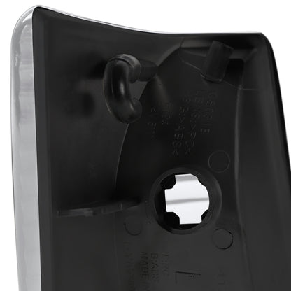1993-1998 Jeep Grand Cherokee Corner Lights w/ Amber Reflectors (Matte Black Housing/Clear Lens)
