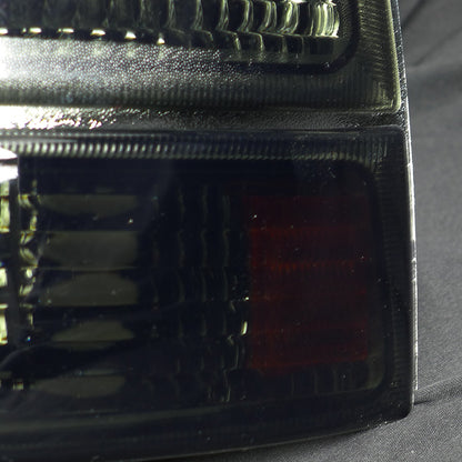 1998-2000 Ford Ranger Corner Parking Turn Signal Lights (Chrome Housing/Smoked Lens)