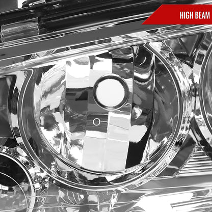 2006-2010 Dodge Charger Factory Style Headlights w/ Corner Lights (Chrome Housing/Clear Lens)