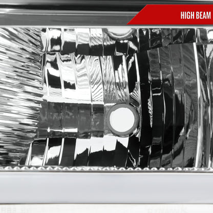 2004-2012 Chevrolet Colorado GMC Canyon/2006-2008 ISUZU I-Series Sequential Turn Signal Factory Style Headlights with LED Bar (Chrome Housing/Clear Lens)