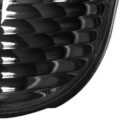 1992-2006 Ford Econoline E-Series Factory Style Headlights and Turn Signal Corner Lights (Matte Black Housing/Clear Lens)
