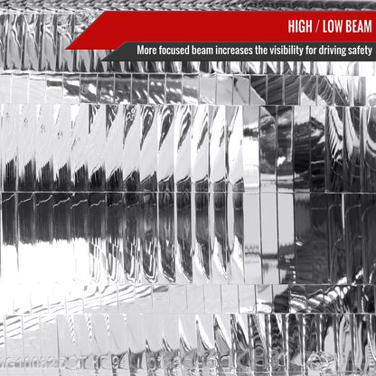 1994-2001 Dodge RAM 1500/2500/3500 Factory Style Headlights and Corner Lights (Chrome Housing/Clear Lens)