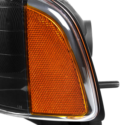 1999-2001 Dodge RAM 1500 Sport Factory Style Headlights and Corner Lights (Black Housing/Clear Lens)