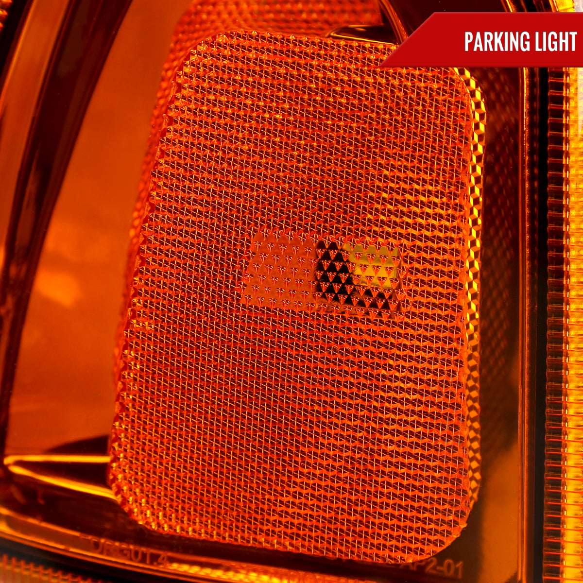2001-2011 Ford Ranger LED Bar Factory Style Headlights w/Amber Corner Lamp (Chrome Housing/Clear Lens)
