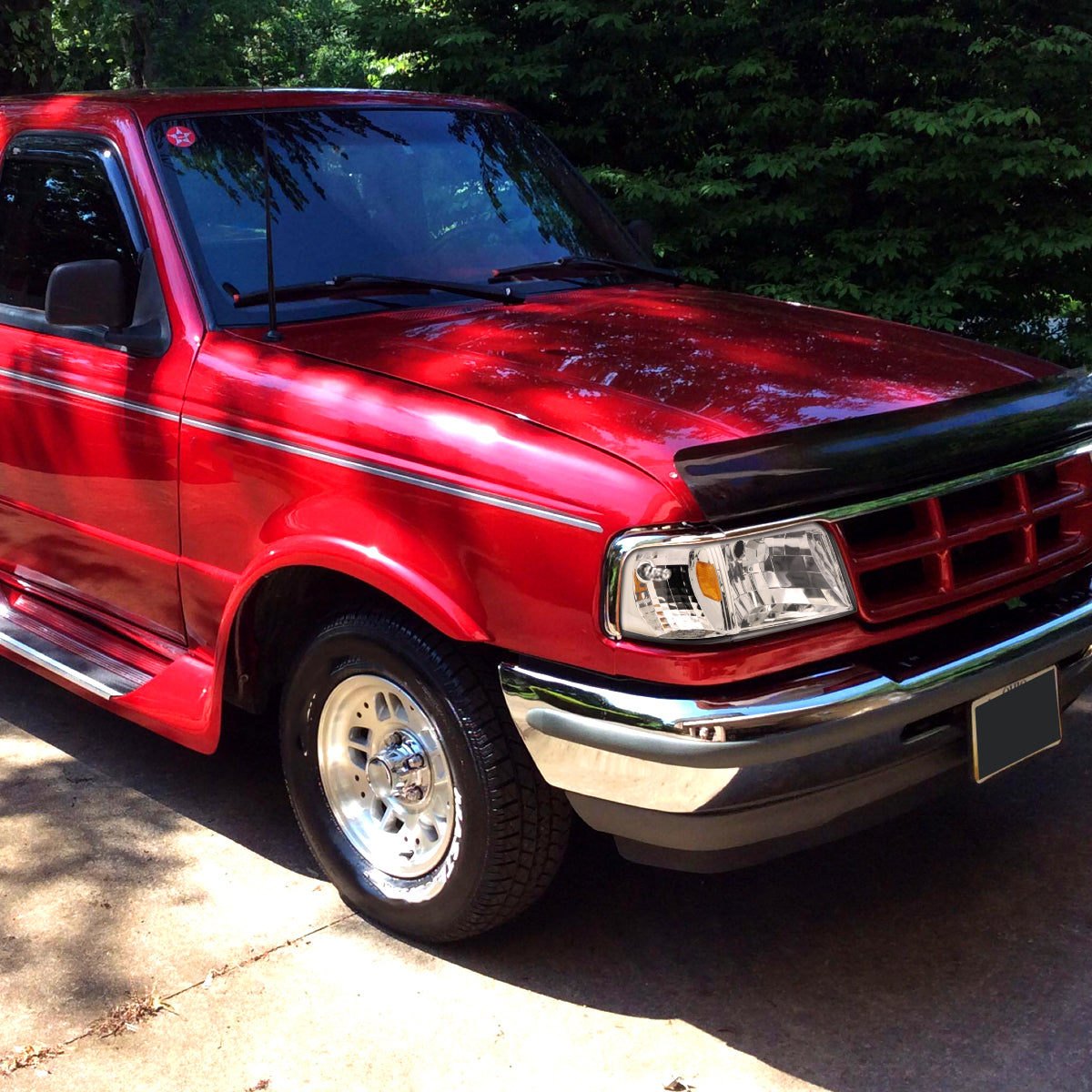 1993-1997 Ford Ranger Factory Style Headlights w/ Corner Signal Lights (Chrome Housing/Clear Lens)