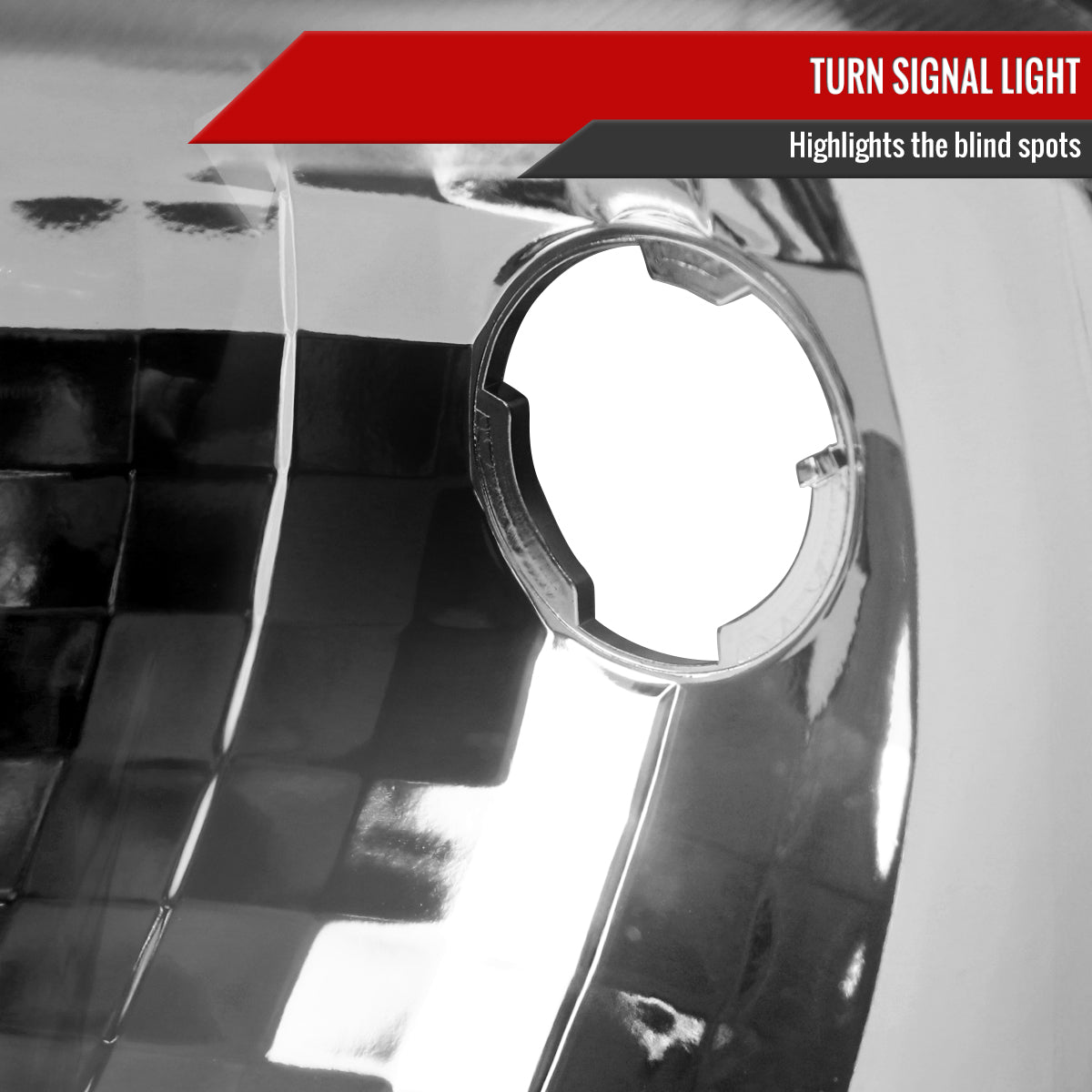 1993-1997 Ford Ranger Factory Style V2 Headlights w/ Corner Signal Lights (Chrome Housing/Clear Lens)