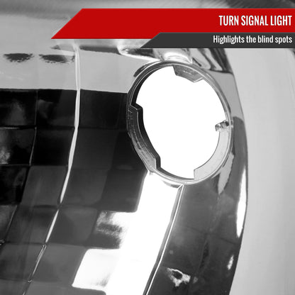1993-1997 Ford Ranger Factory Style V2 Headlights w/ Corner Signal Lights (Chrome Housing/Clear Lens)