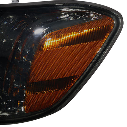 2005-2006 Toyota Tundra/2005-2007 Sequoia Switchback Sequential LED Bar Factory Style Headlights w/Corner Lamps (Chrome Housing/Smoked Lens)