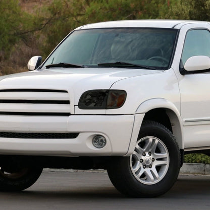 2005-2006 Toyota Tundra/2005-2007 Sequoia Switchback Sequential LED Bar Factory Style Headlights w/Corner Lamps (Chrome Housing/Smoked Lens)
