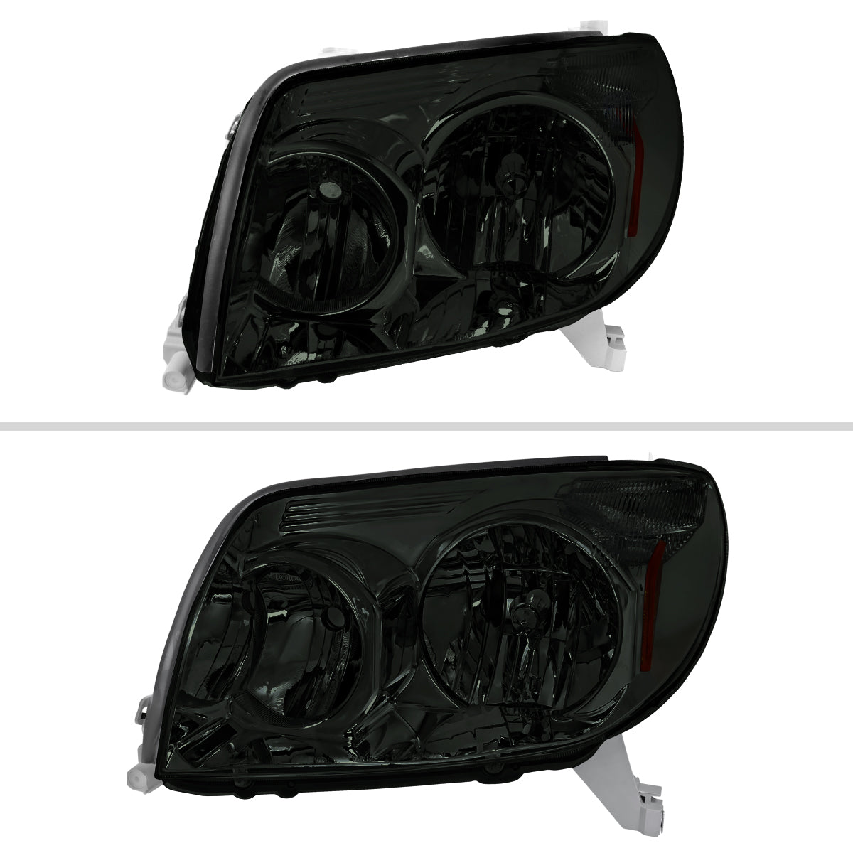 2003-2005 Toyota 4Runner Factory Style Headlights (Chrome Housing/Smoked Lens)