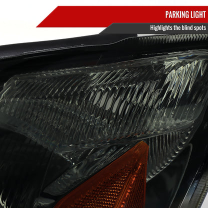 2003-2005 Toyota 4Runner Factory Style Headlights (Chrome Housing/Smoked Lens)