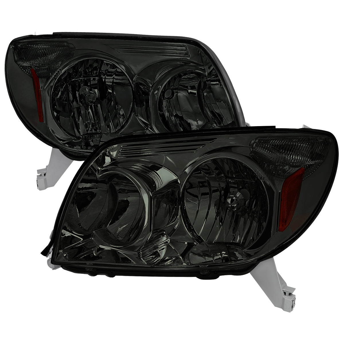 2003-2005 Toyota 4Runner Factory Style Headlights (Chrome Housing/Smoked Lens)