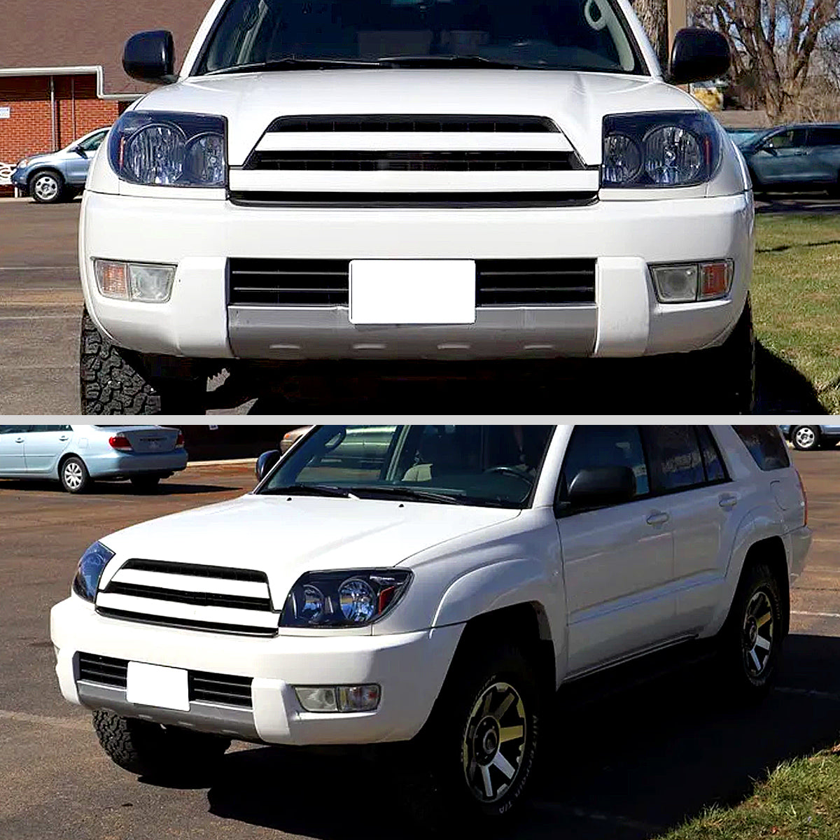 2003-2005 Toyota 4Runner Factory Style Headlights (Matte Black Housing/Clear Lens)